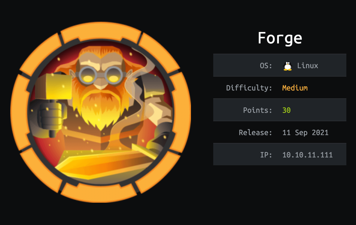 Forge writeup